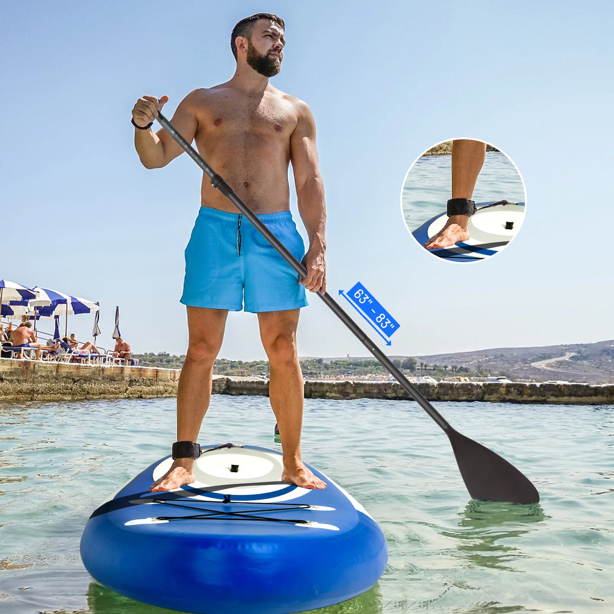 10' Inflatable Stand Up Paddle Board B4244