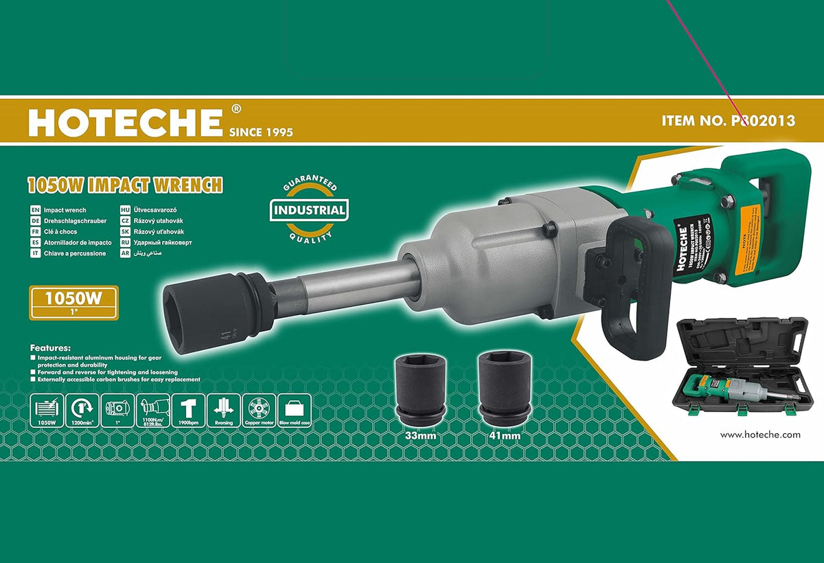 1 inch Electric Impact Wrench with Carry Case C8521