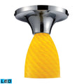 1-Light Semi-Flush in Polished Chrome A157