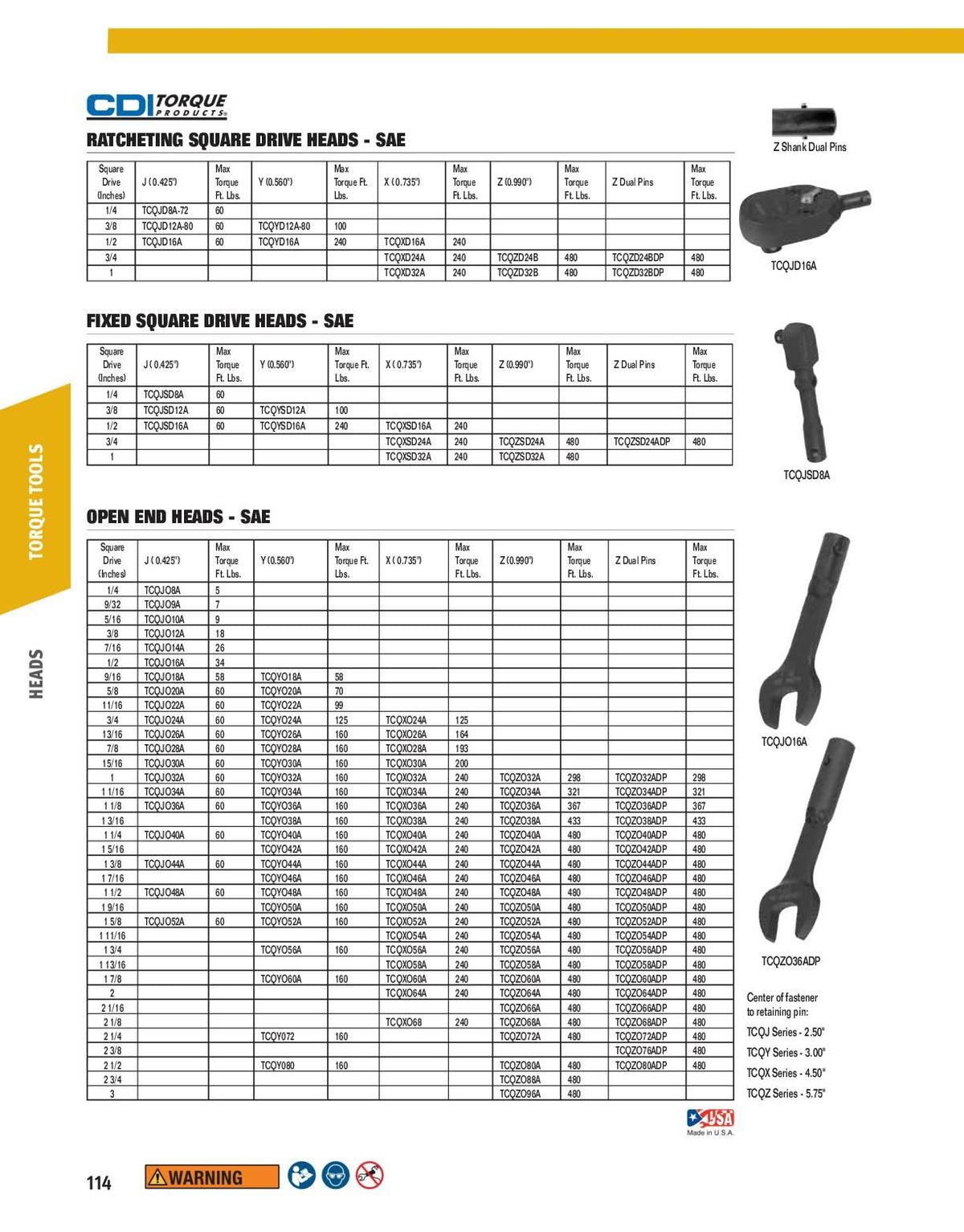 1-1/4-Inch Open End x Head Torque Wrench T360648