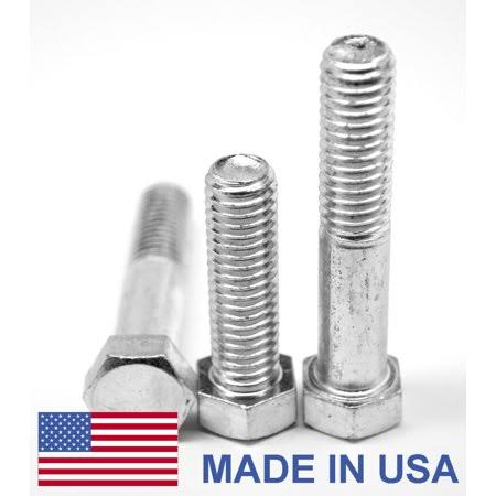 1/4 inch-28 x 4 1/2 inch Fine Thread Grade 5 Hex Cap Screw, Zinc Plated, Pk 450 X295